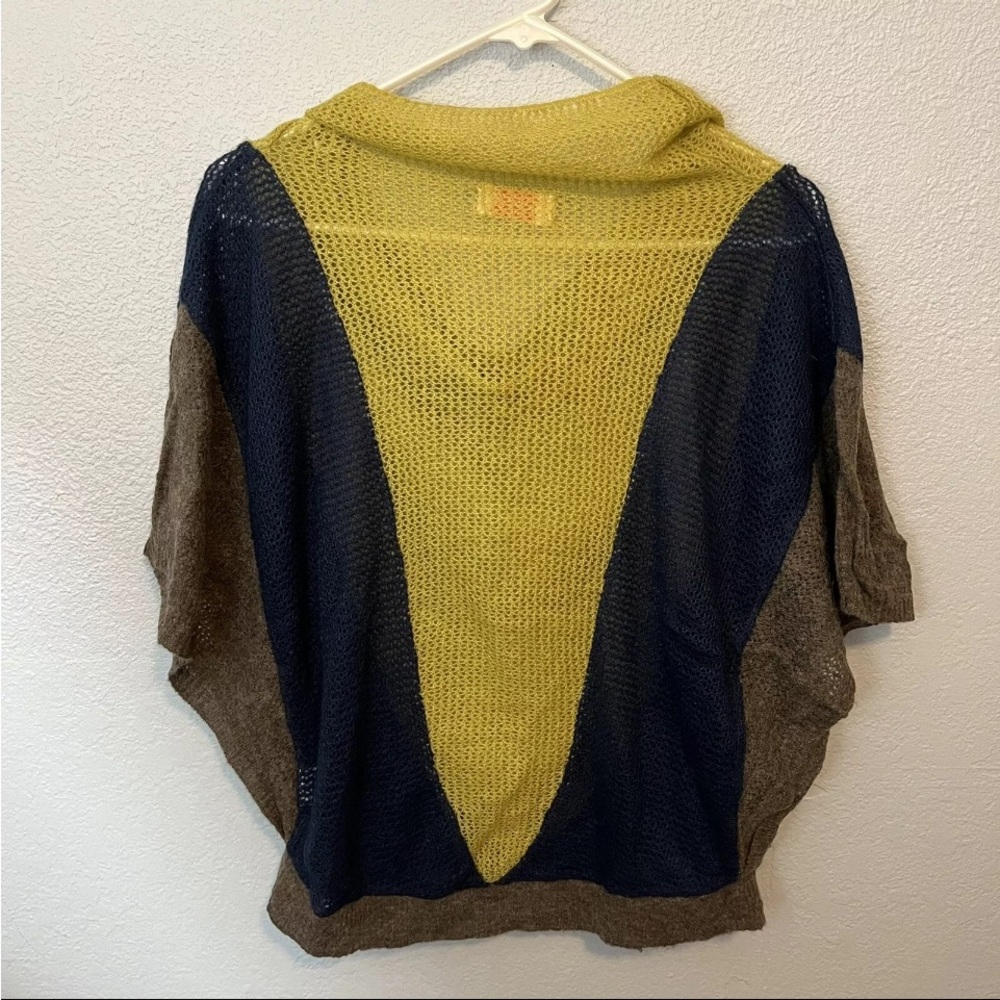 Anthropologie Raasta Colorblock Batwing Mohair Alpaca Blend Sweater Size Large - Picture 6 of 6